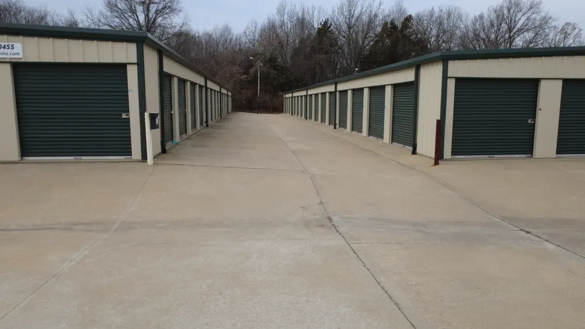 Drive up units at Reliable Storage